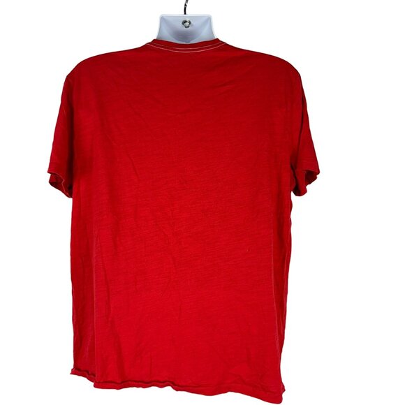 Banana Republic Men's Graphic T-Shirt Size XL Red Short Sleeved Crew Neck - Picture 3 of 6